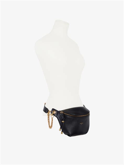 givenchy whip bum bag in smooth leather|GIVENCHY Tag bum bag in smooth leather.